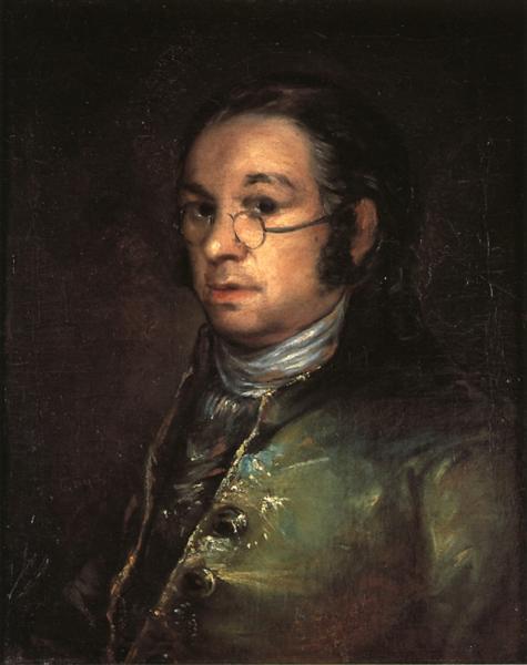 Zelfportrait met bril - 1801