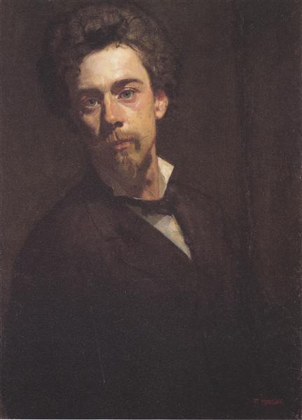 Self -Portrait z wsparciem - 1879