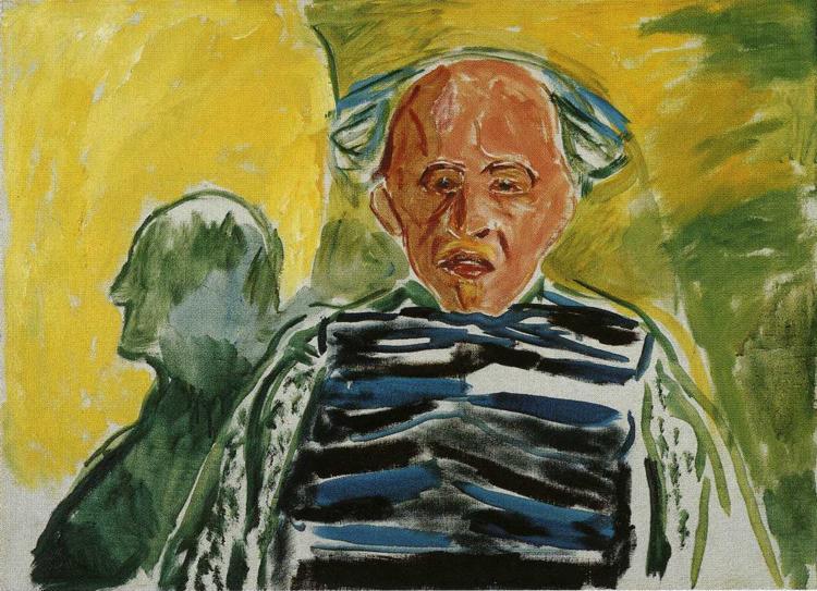 Self -portrait with striped jersey - 1944