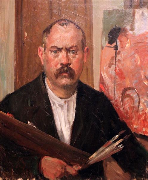 Self -Portrait ohne Kragen - 1900