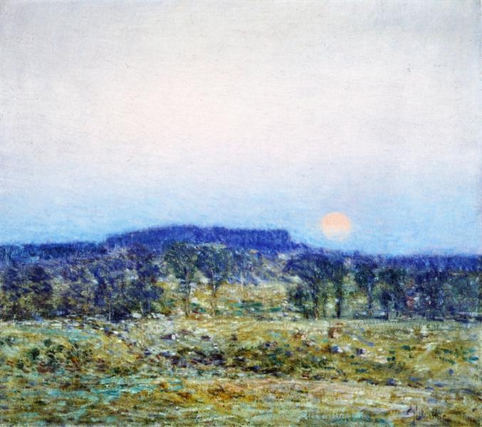 September Moonrise - 1900