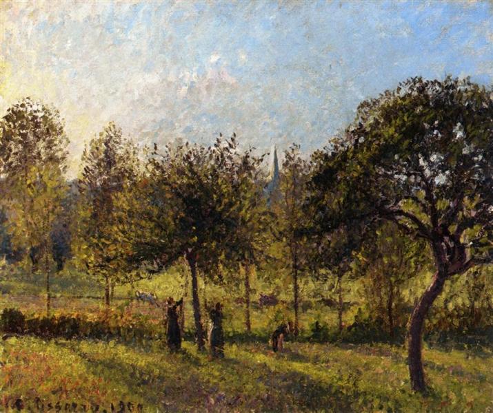 Sun Poniente - Autumn In Eragny - 1900