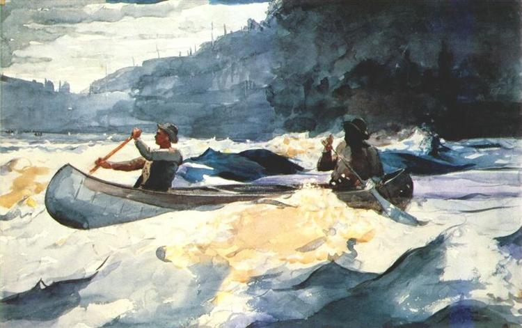 Firing the rapids - 1902