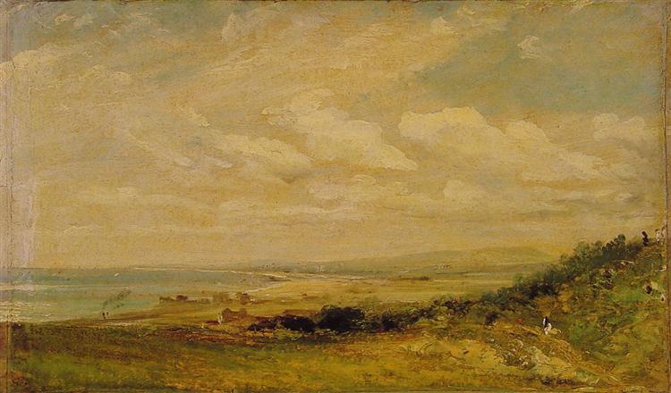 Baía de Shoreham perto de Brighton - 1824