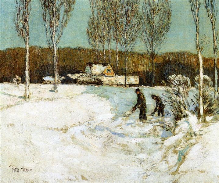 Blek snö - New England - 1905