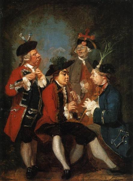 Sir Thomas Kennedy - James Caulfeild - Mr Ward &amp; Mr Phelps - 1751