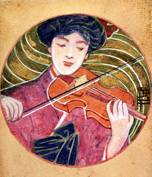 Six thèmes sur la musique (violon) 