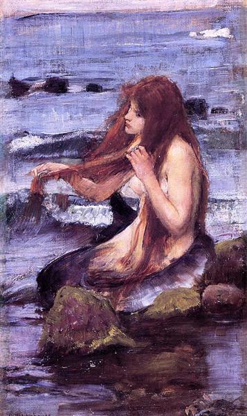 Sketch for a Mermaid - 1892