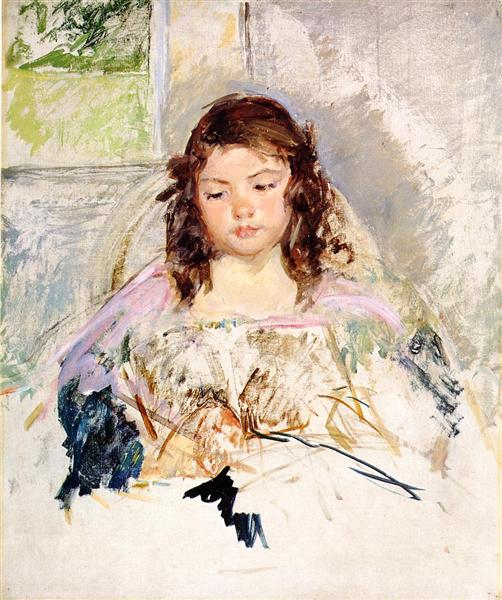 Sketch for 'Françoise in a Round-Backed Chair - Reading' or 'A Girl in Pink' - 1908