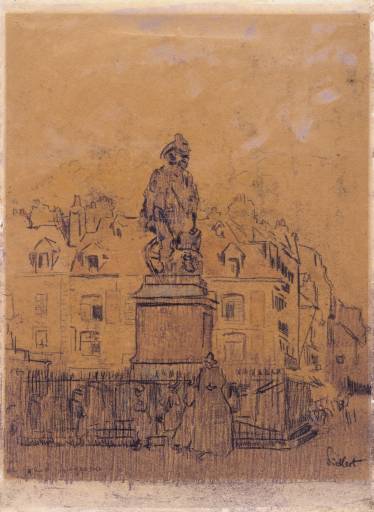 Boceto Para "La Estatua De Duquesne - Dieppe" - 1902