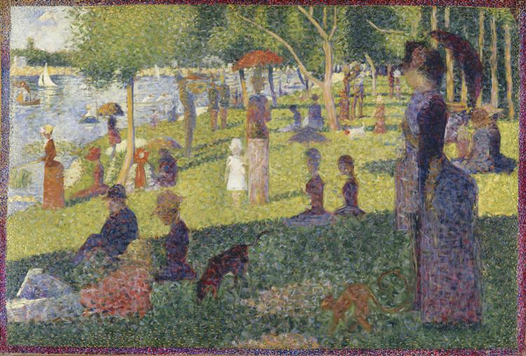 Estudio Para Un Domingo En La Grande Jatte - 1884