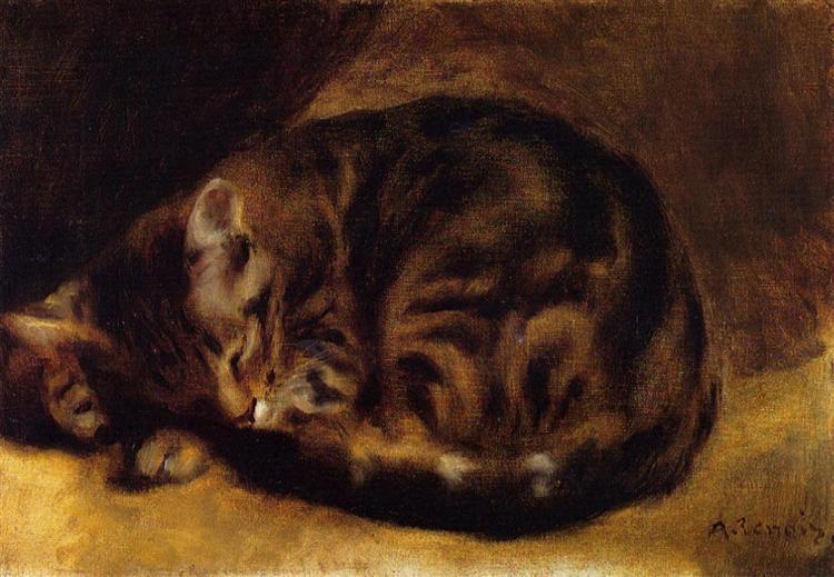 Gato Dormindo - 1862