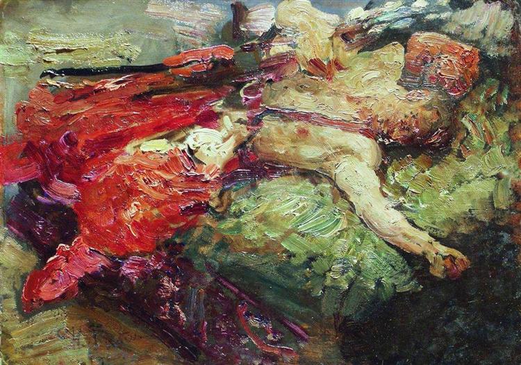 Sleeping Cosaco - 1914