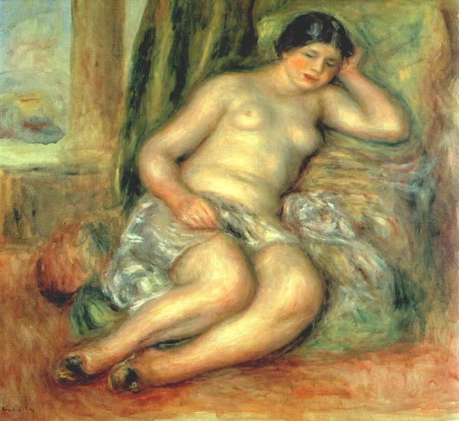 Sleeping Odalisque (Odalisque with Slippers) - 1917 