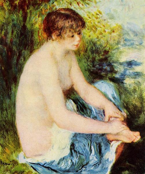 Piccolo Nudo In Blu - 1879 