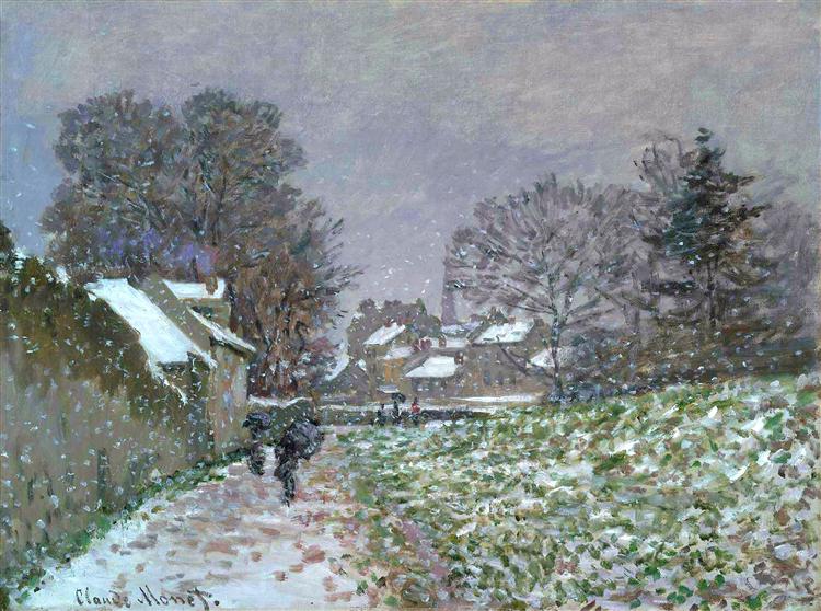 Schnee in Argenteuil 02 - 1874