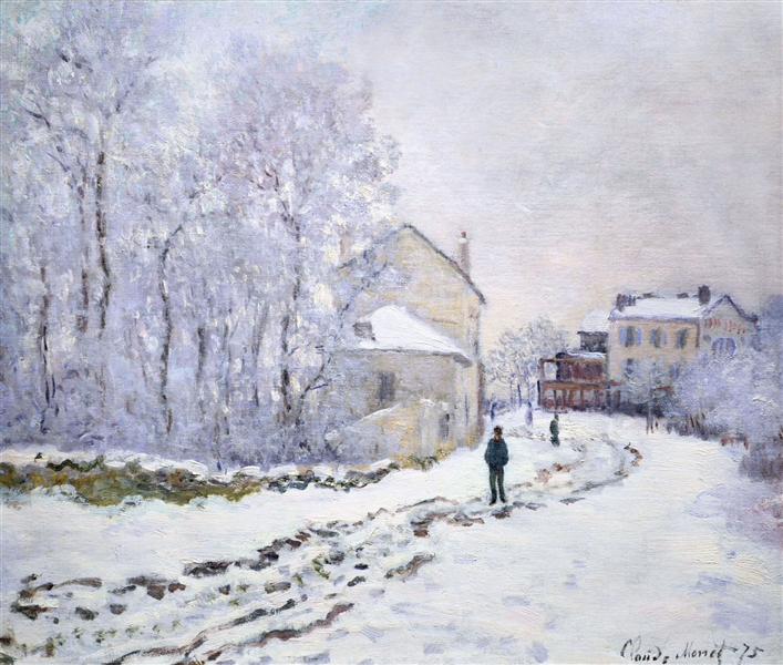 Śnieg w Argenteuil - 1875