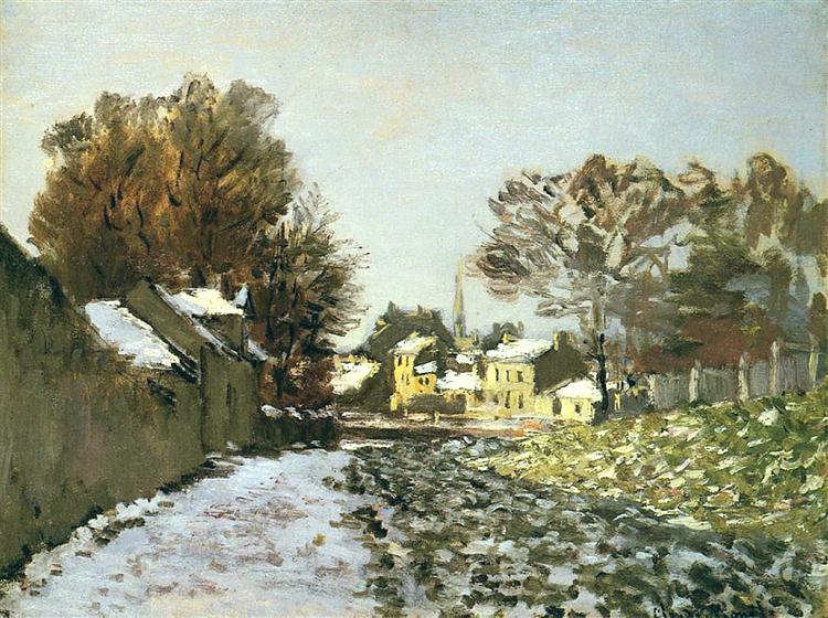 Snow in Argenteuil - 1874