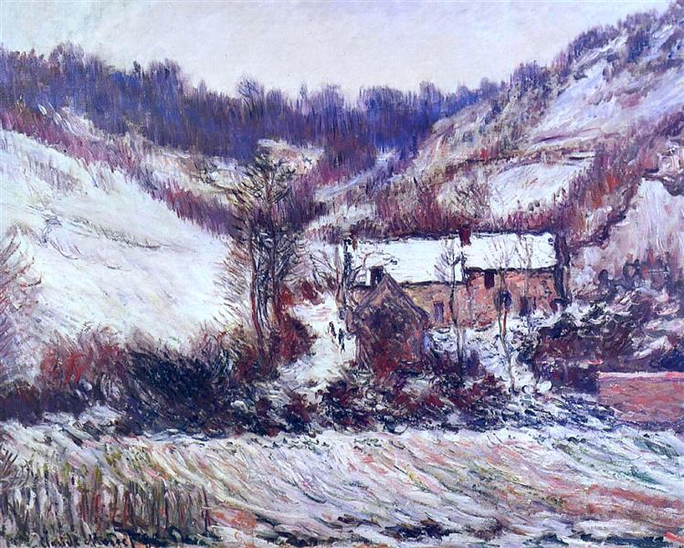 Sněhový efekt ve Falaise - 1886