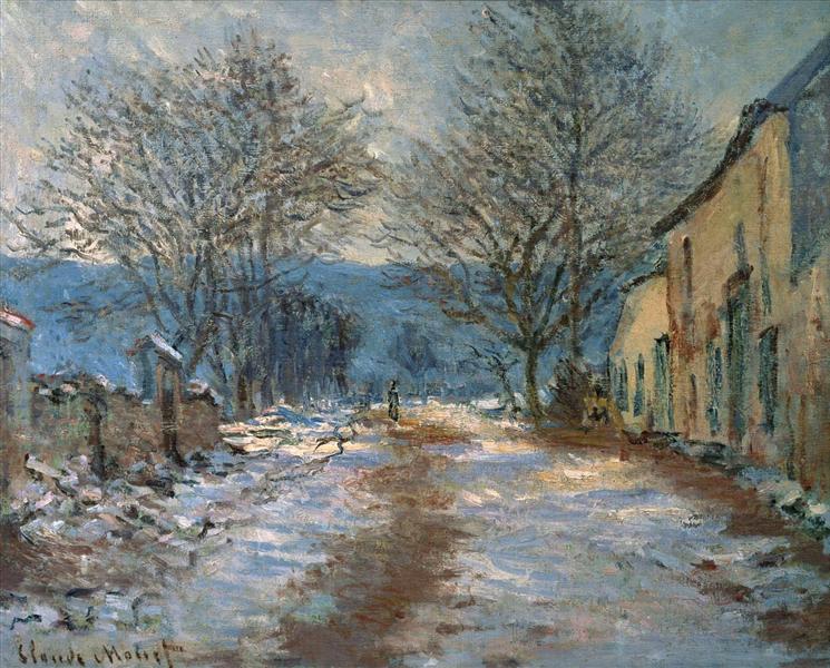 Effetto della neve in Limetz - 1886