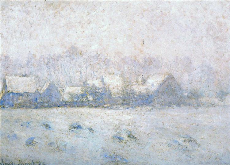 Effet de neige - Giverny - 1893