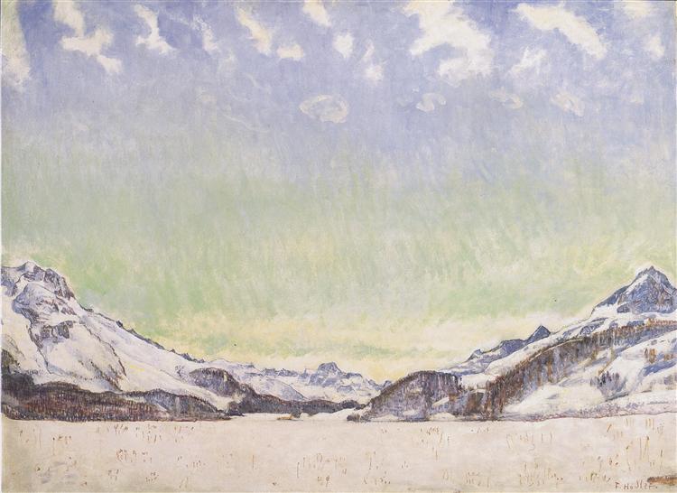 Nieve En La Engadina - 1907