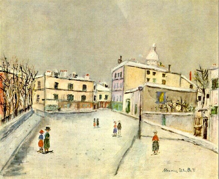 Snow on Montmartre