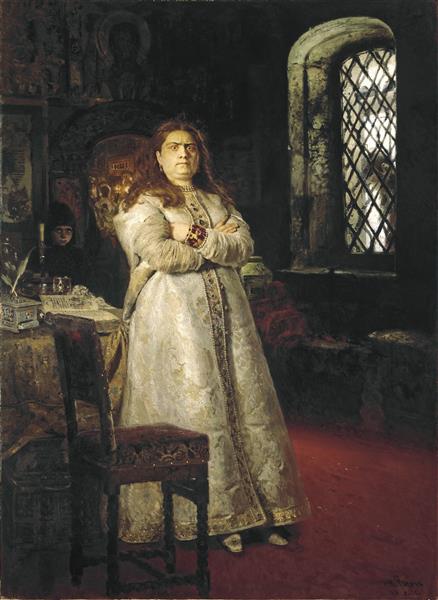 Tsarevna Sophia Alexeevna al convento di Novodevichy - 1879