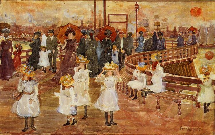 Muelle Del Sur De Boston - 1897