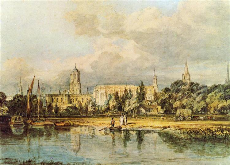 South View of Christ Church - From Meadows - 1799