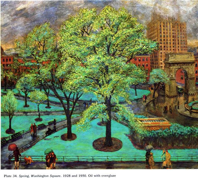 Frühling. Washington Square - 1928