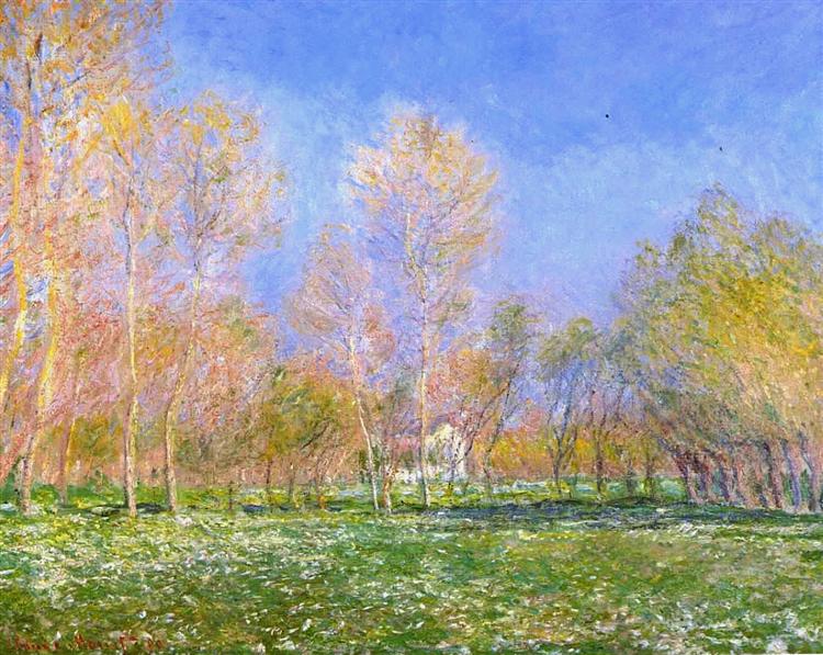 Primavera En Giverny - 1890