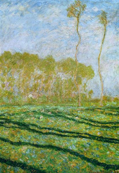 Paysage du printemps à Giverny - 1894