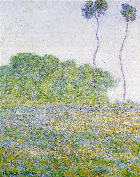 Spring. Meadow at Giverny - 1894