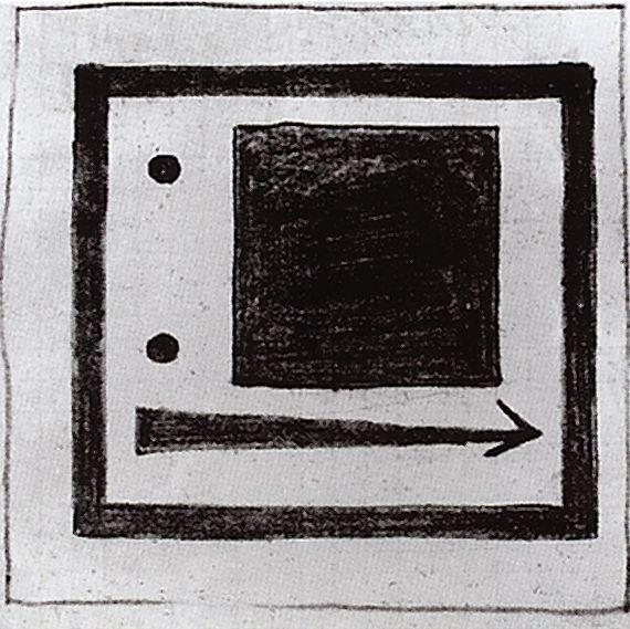 Square - Circle and Arrow - 1915