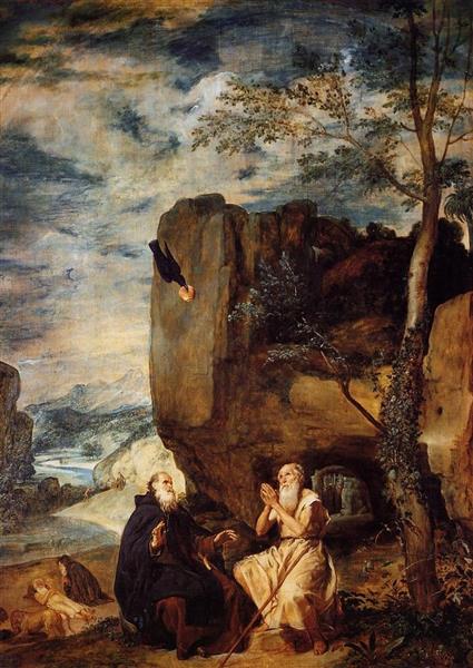 Saint Anthony the Abbot and Saint Paul the First Hermit - 1635