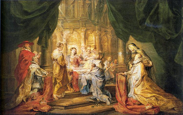 San Ildefonso Recibiendo Un Manto Sacerdotal - 1631