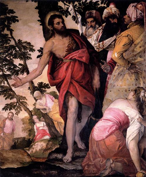 La predicazione di San Juan Bautista - 1562