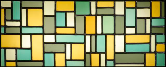 Composition of stained glass VIII.