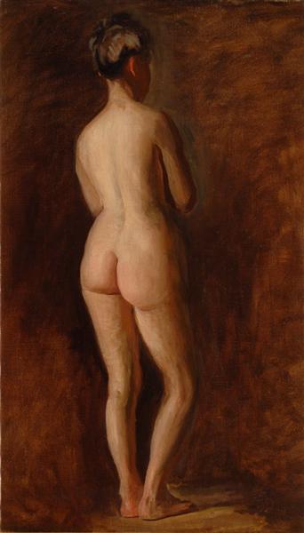 Femmina nuda in piedi - 1908