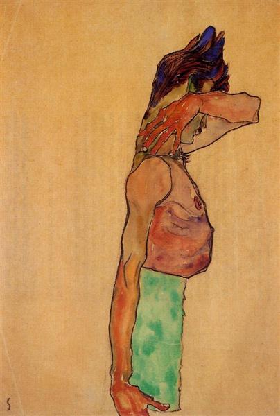 Standing masculine nude - 1910