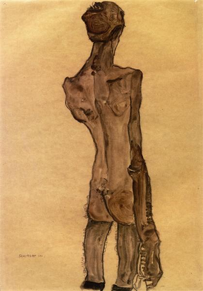 Standing masculine nude - 1910