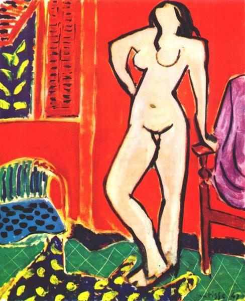 Desnudo de pie 1947