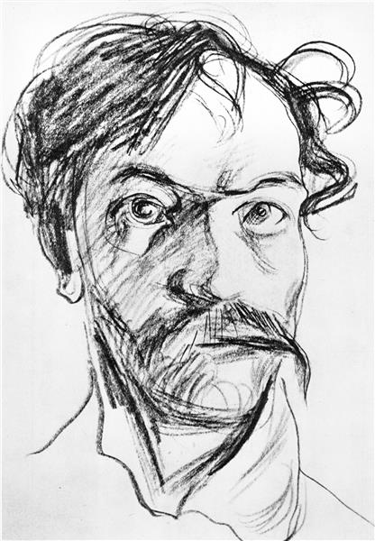 Stanislaw Wysspianski Self -Portrait - 1907