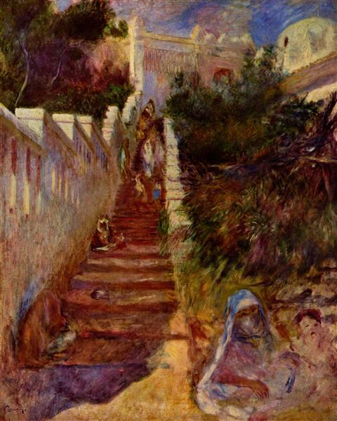 Steps in Algiers - 1882