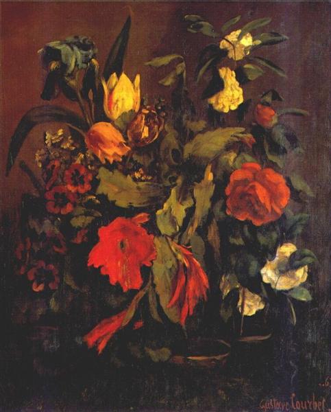 Still Life of Flowers - 1863