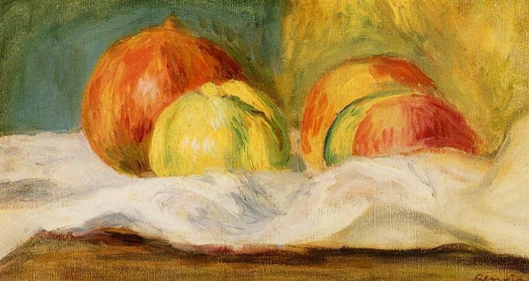 Still Life With apples and grenades - 1901