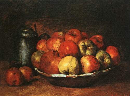 Naturaleza Muerta Con Manzanas Y Granadas - 1871