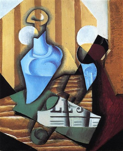 Still Life with Bottle and Glass - 1914