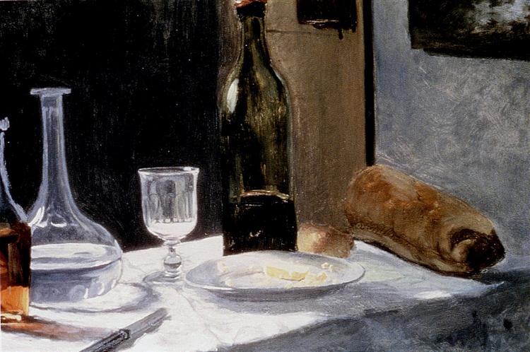 Still Life with Bottles - 1863